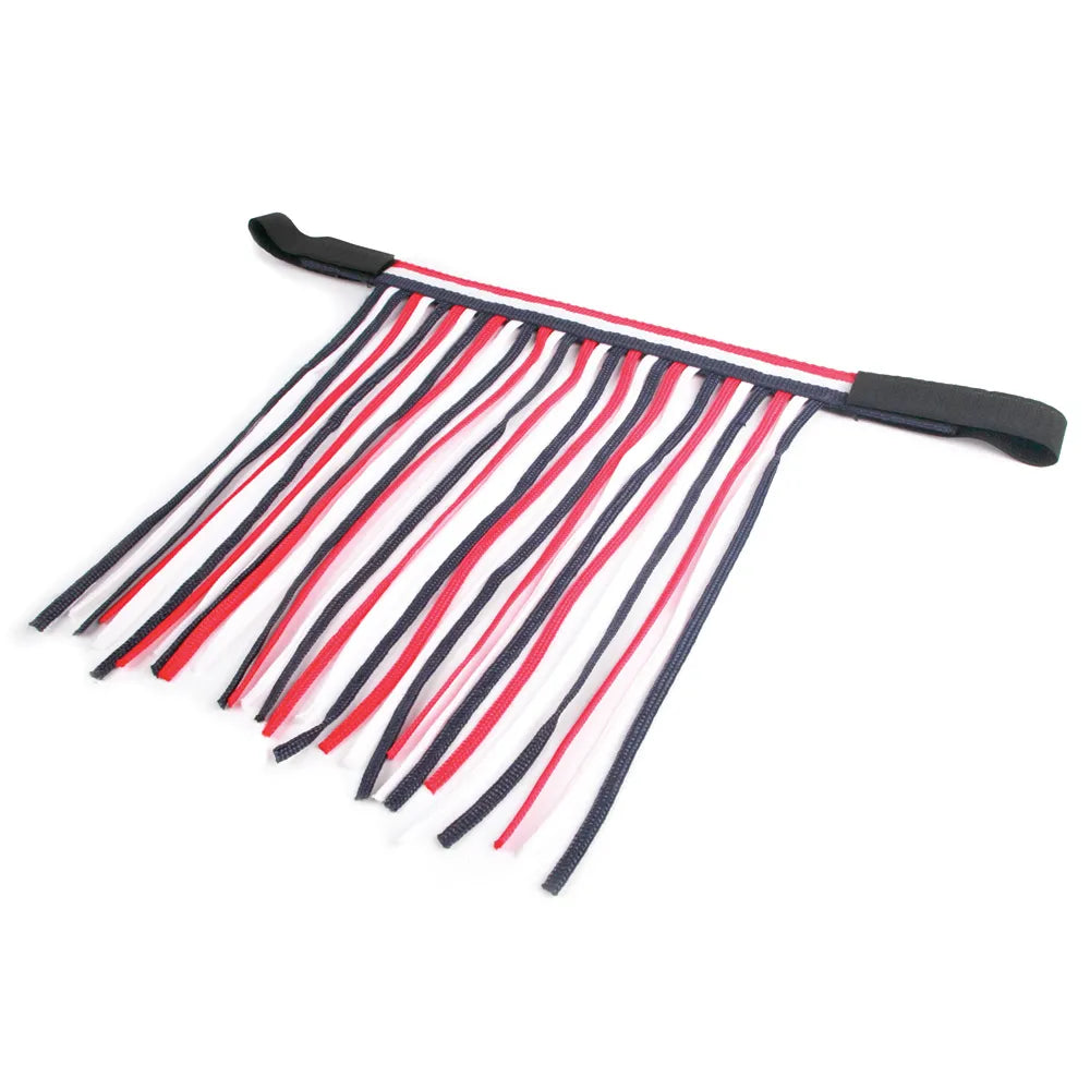 Hy Equestrian Economy Fly Fringe - Red/White/Blue