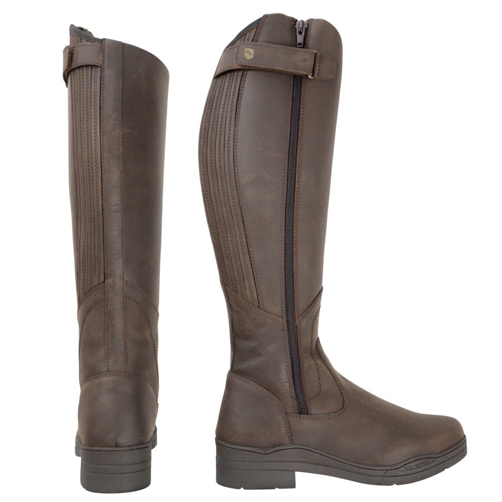 Hy Equestrian Londonderry Winter Country Riding Boots - Dark Brown - 41