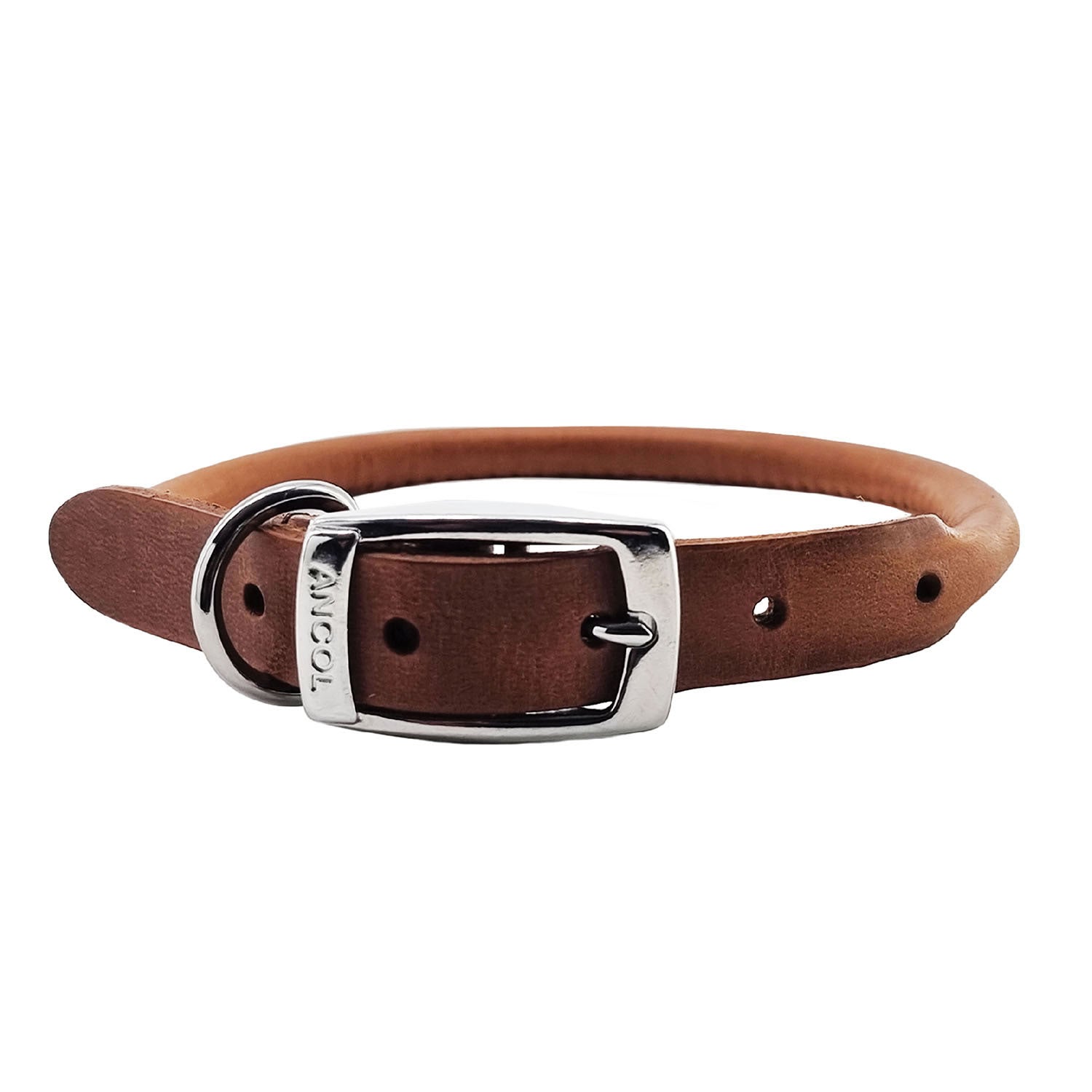 Ancol Heritage Latigo Round Leather Collar