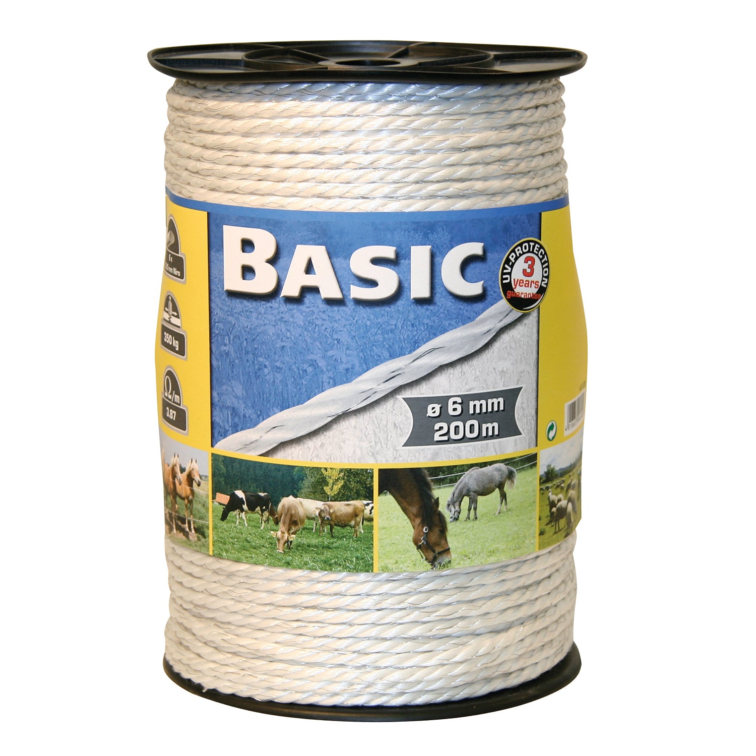 Corral Basic Fencing Rope with S/Steel Wies 200M
