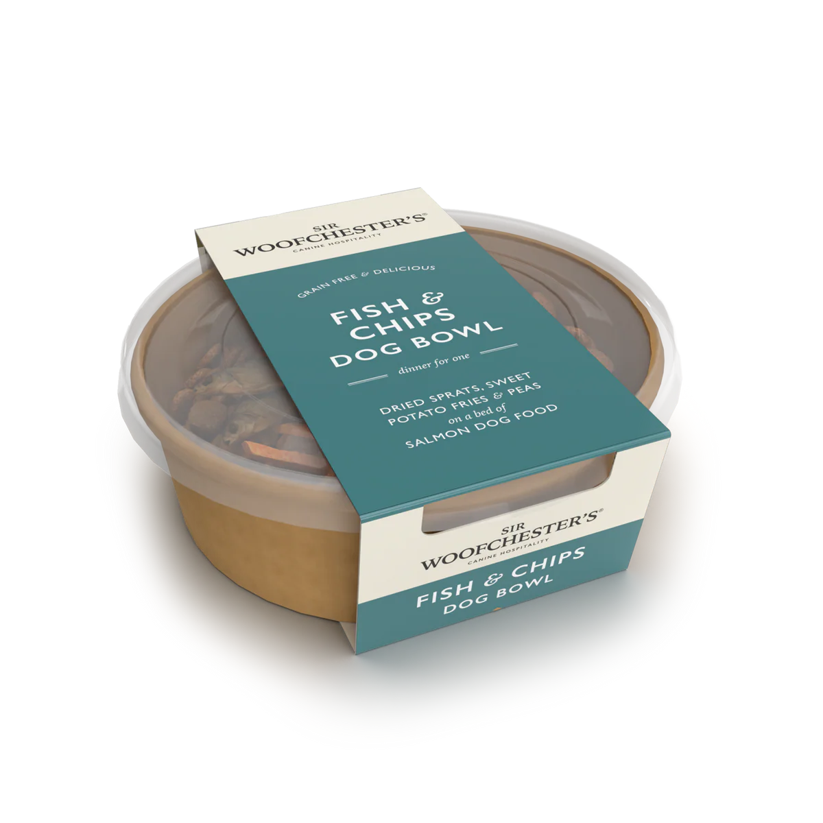 Sir Woofchesters Fish & Chips Bowl