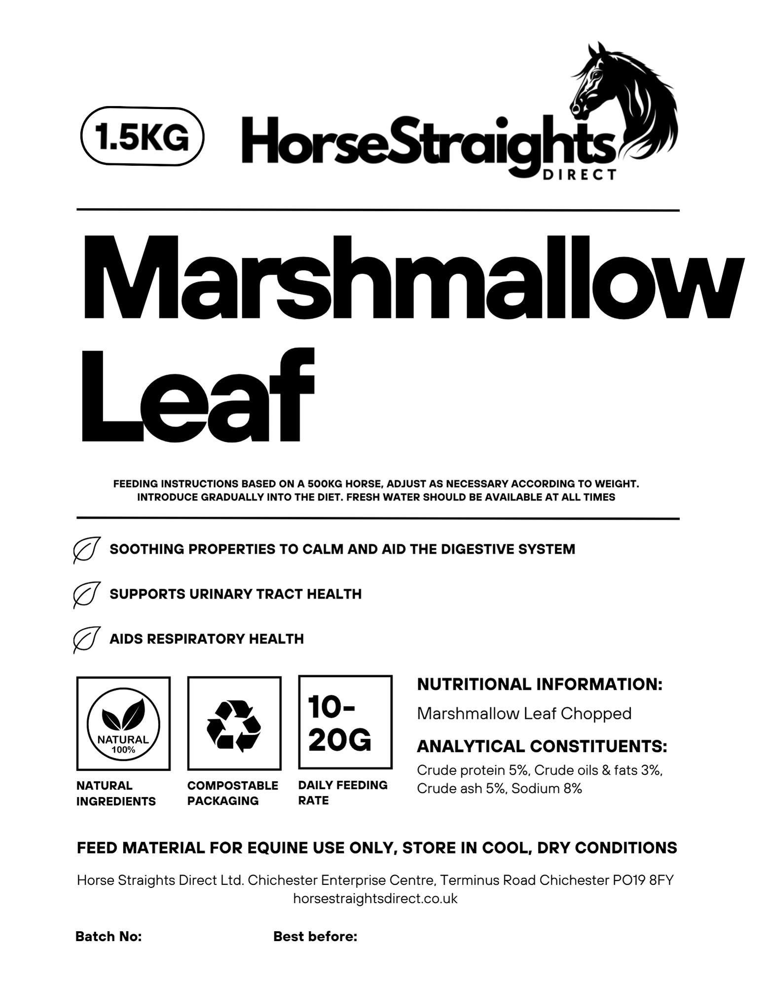 HSD Marshmallow Leaf Chopped