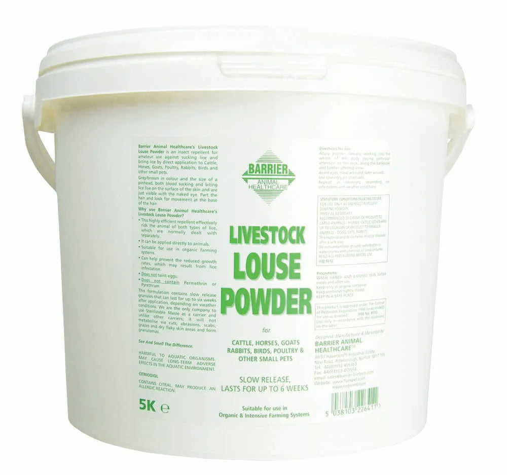 Barrier Livestock Louse Powder