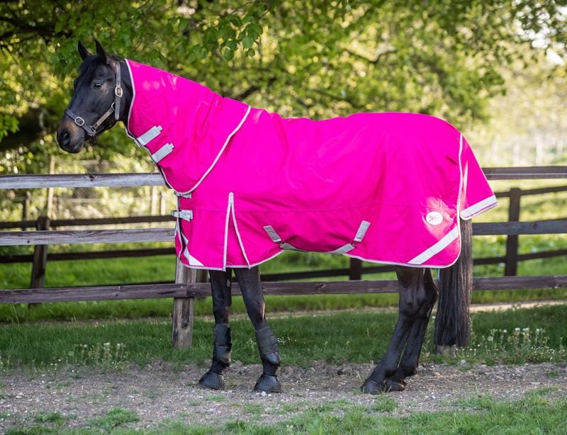 Swish 0G Detachable Neck Turnout Rug - Pink