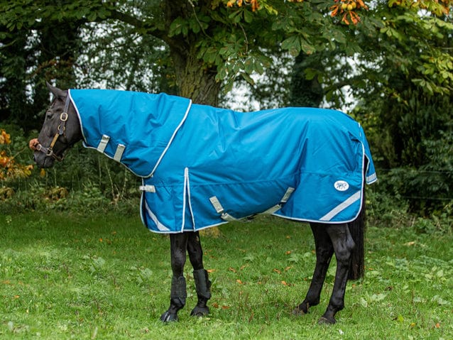 Swish 0G Detachable Neck Turnout Rug - Turquoise