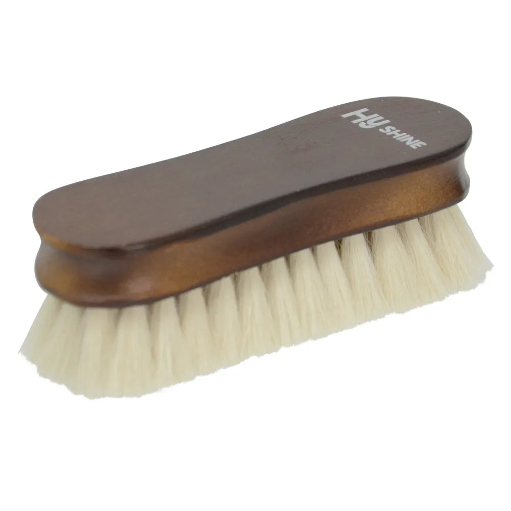 Hy Equestrian Deluxe Wooden Face Brush With Horse Hair