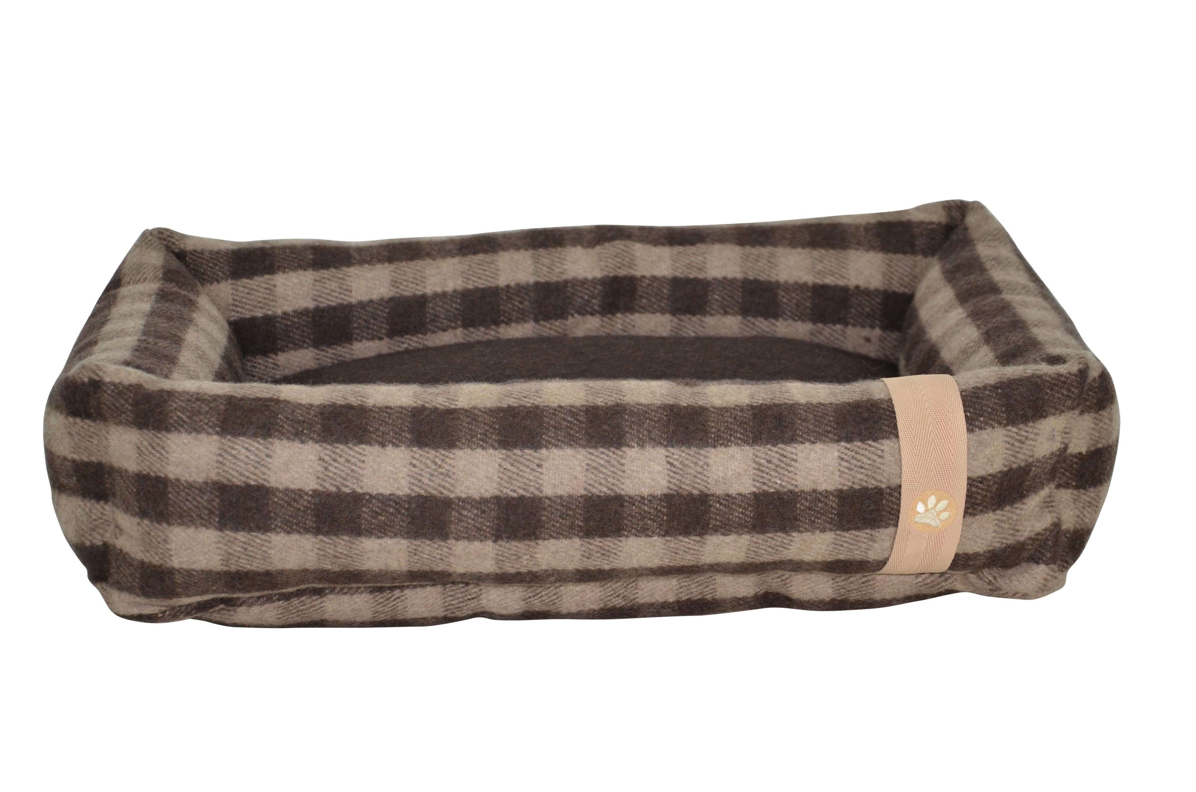 Companion Country Snuggle Dog Bed - Large - Chocolate Check