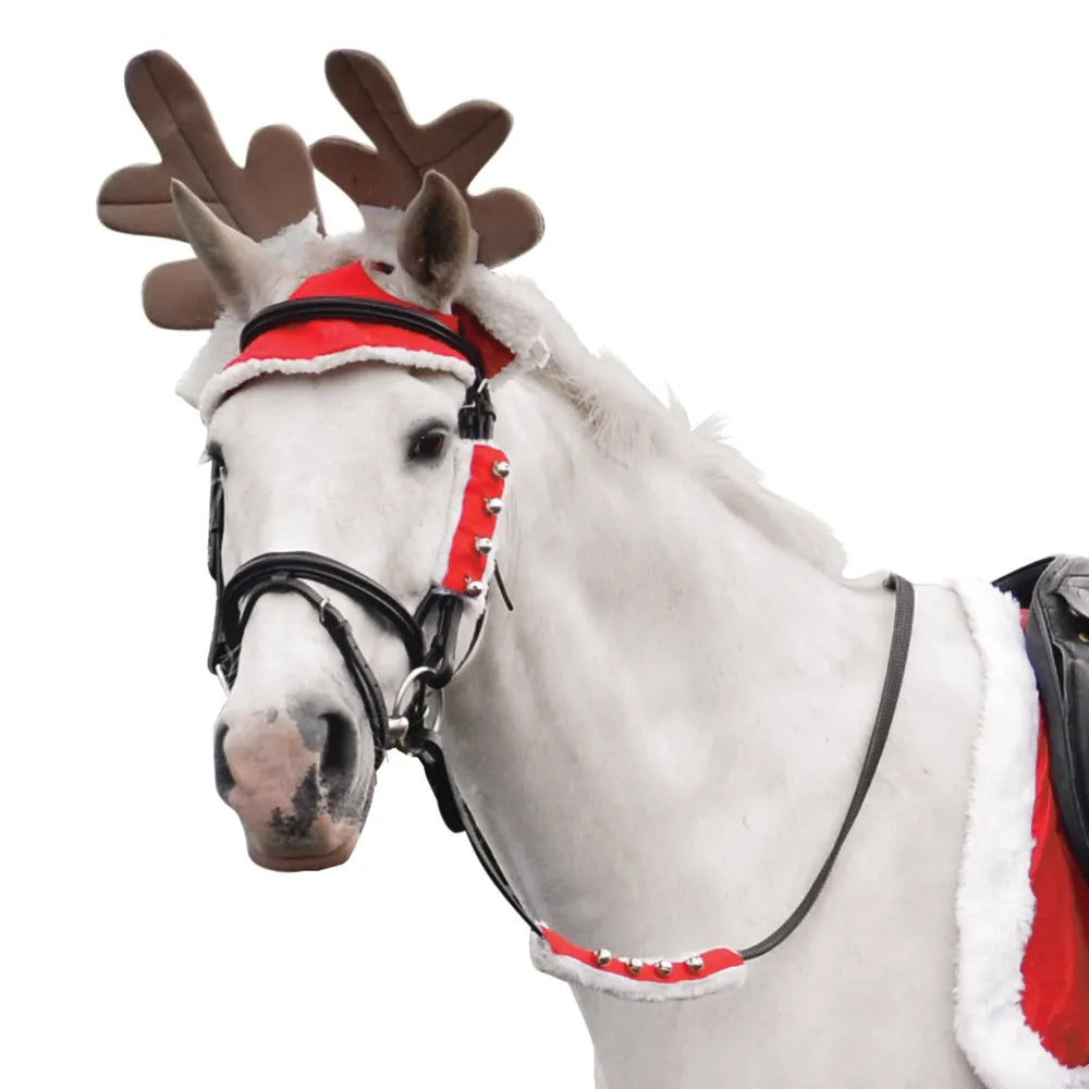 Hy Equestrian Christmas Santa Rein Sleeves