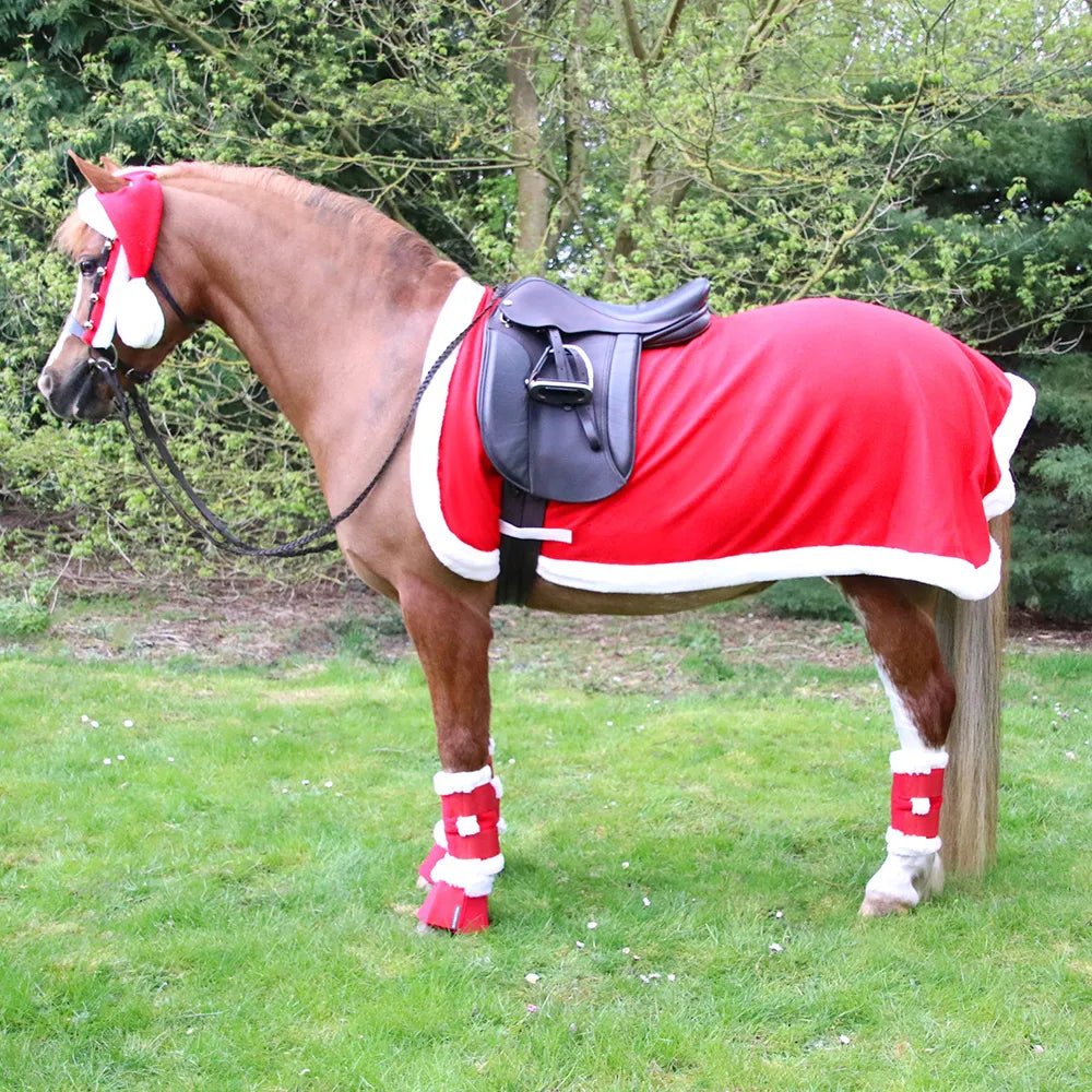 Hy Equestrian Christmas Santa Horse Hat