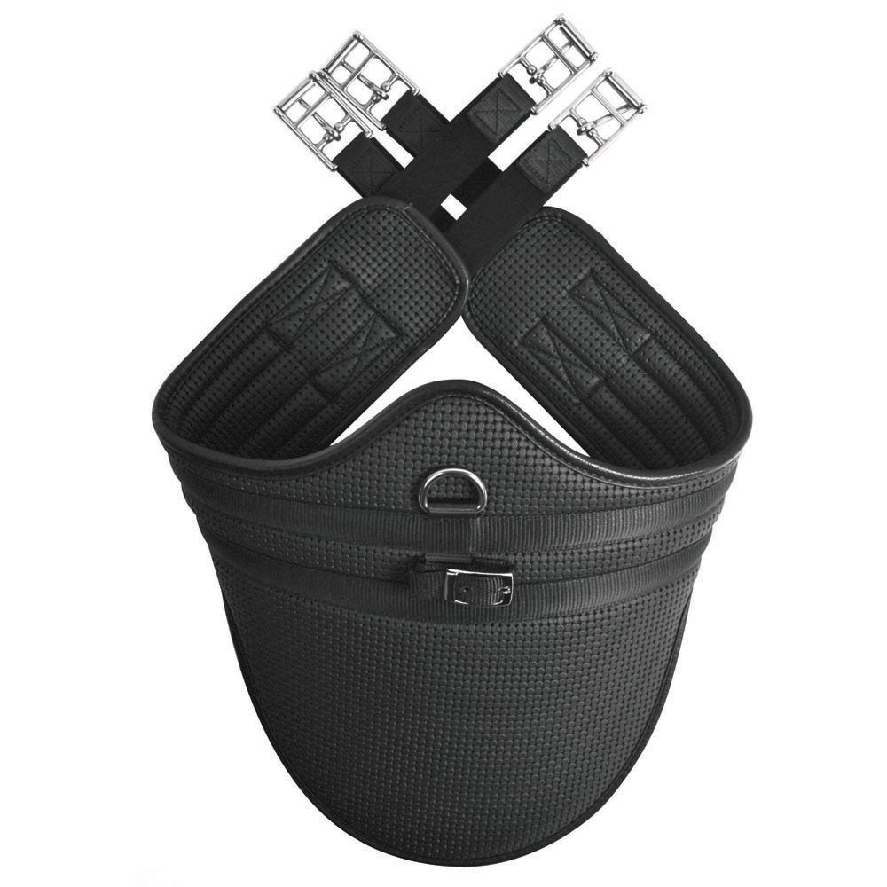 Hy Equestrian Waffle Stud Girth - Long - Black - 42"