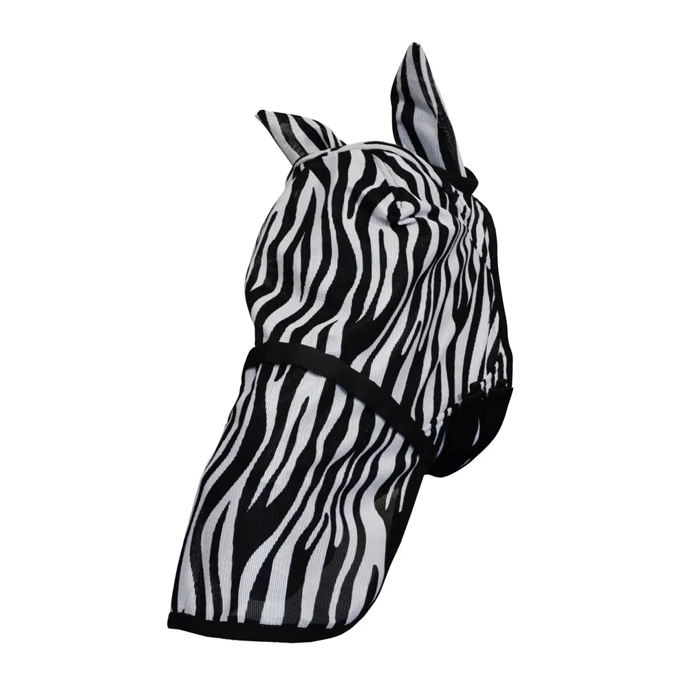 Hy Equestrian Zebra Fly Mask