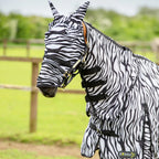 Hy Equestrian Zebra Fly Mask