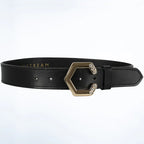 Coldstream Hutton Diamante Leather Belt Black