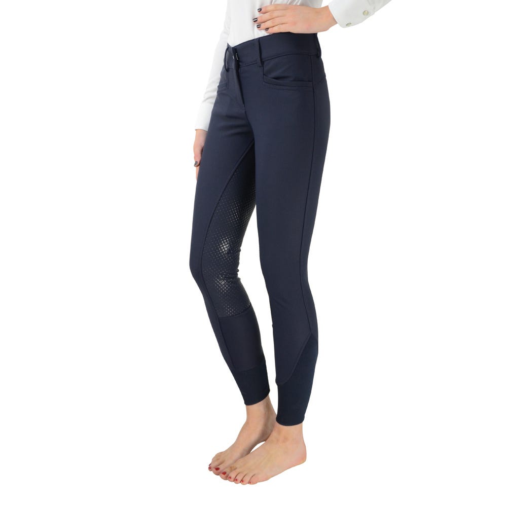 Hy Equestrian Arctic Softshell Ladies Breeches - Navy - 24"