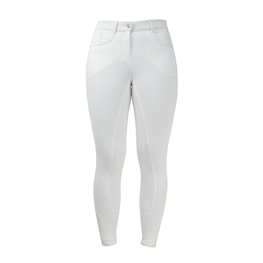 Hy Equestrian Chester Ladies Breeches - White - 26"