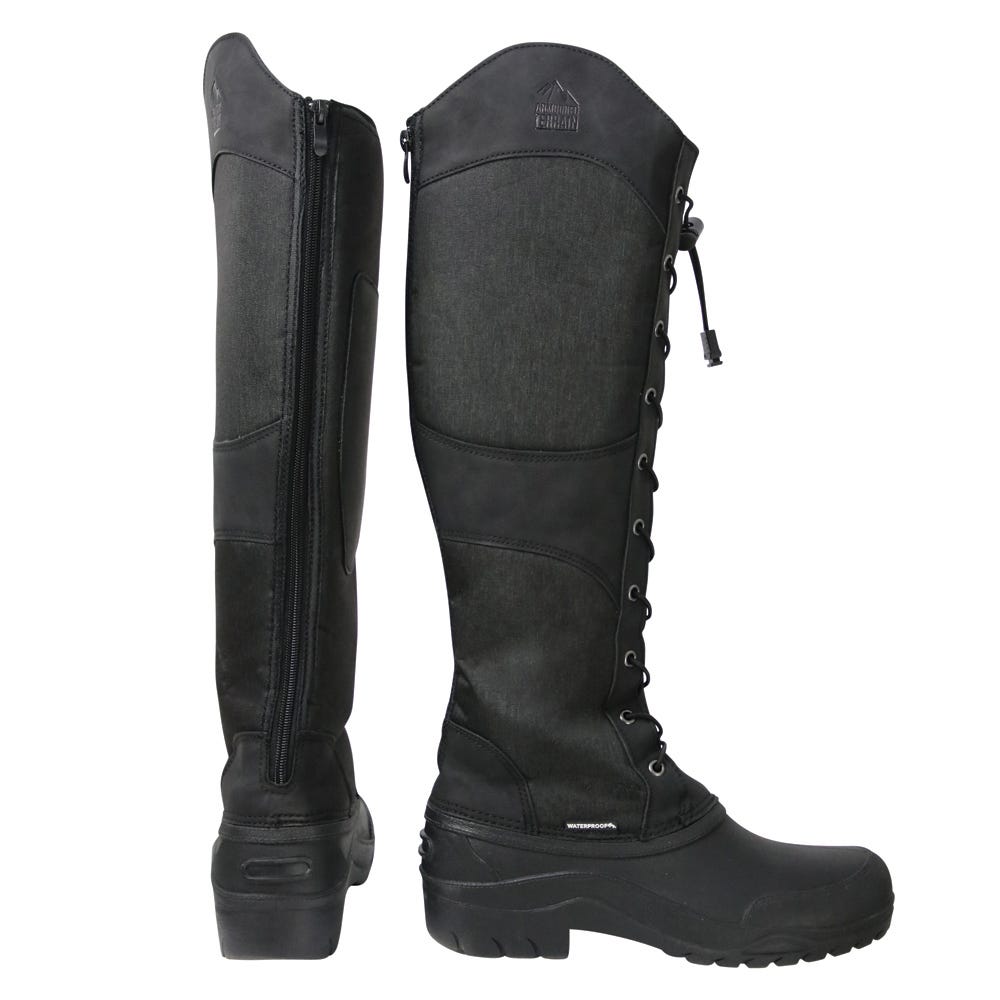 Hy Equestrian Mont Maudit Winter Boots - Black/Grey - 40