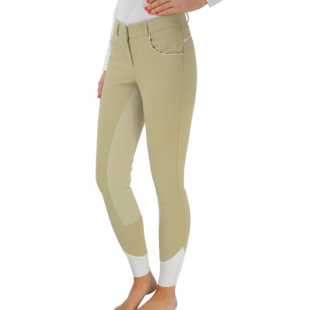 Hy Equestrian Oxburgh Breeches - Beige - 34"