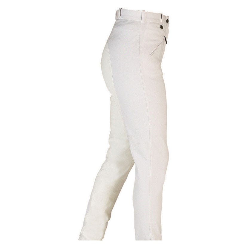 Hy Equestrian Style Ladies Breeches - White - 26''