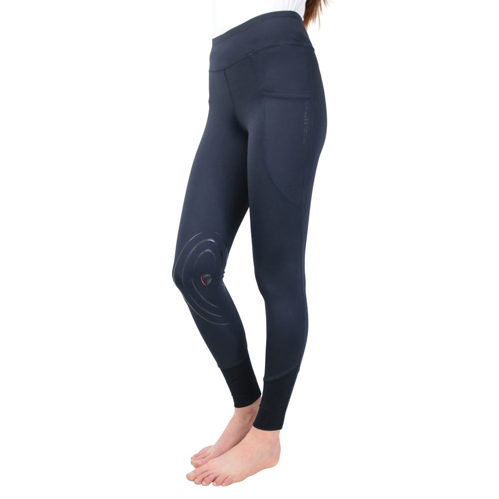 Hy Equestrian Selah Competition Riding Tights - Navy - X Small