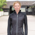 Hy Equestrian Synergy Sync Lightweight Padded Jacket - Black - Large