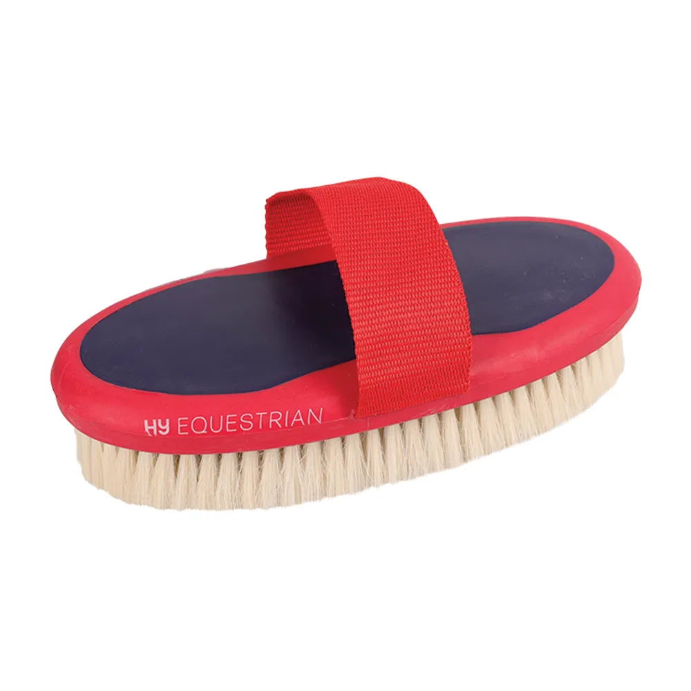 Hy Equestrian Pro Groom Goat Hair Body Brush