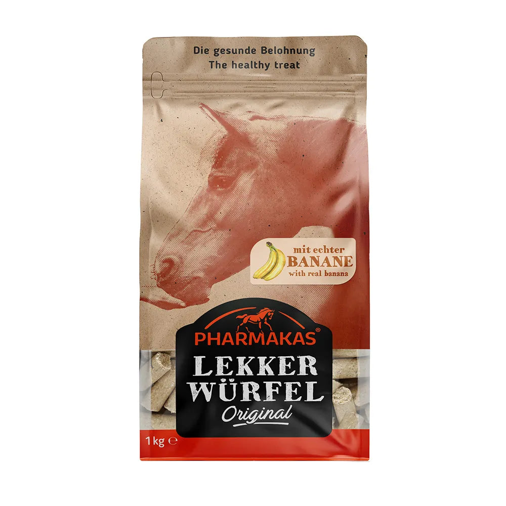 Pharmakas Lekkerwurfel - Banana - 1kg