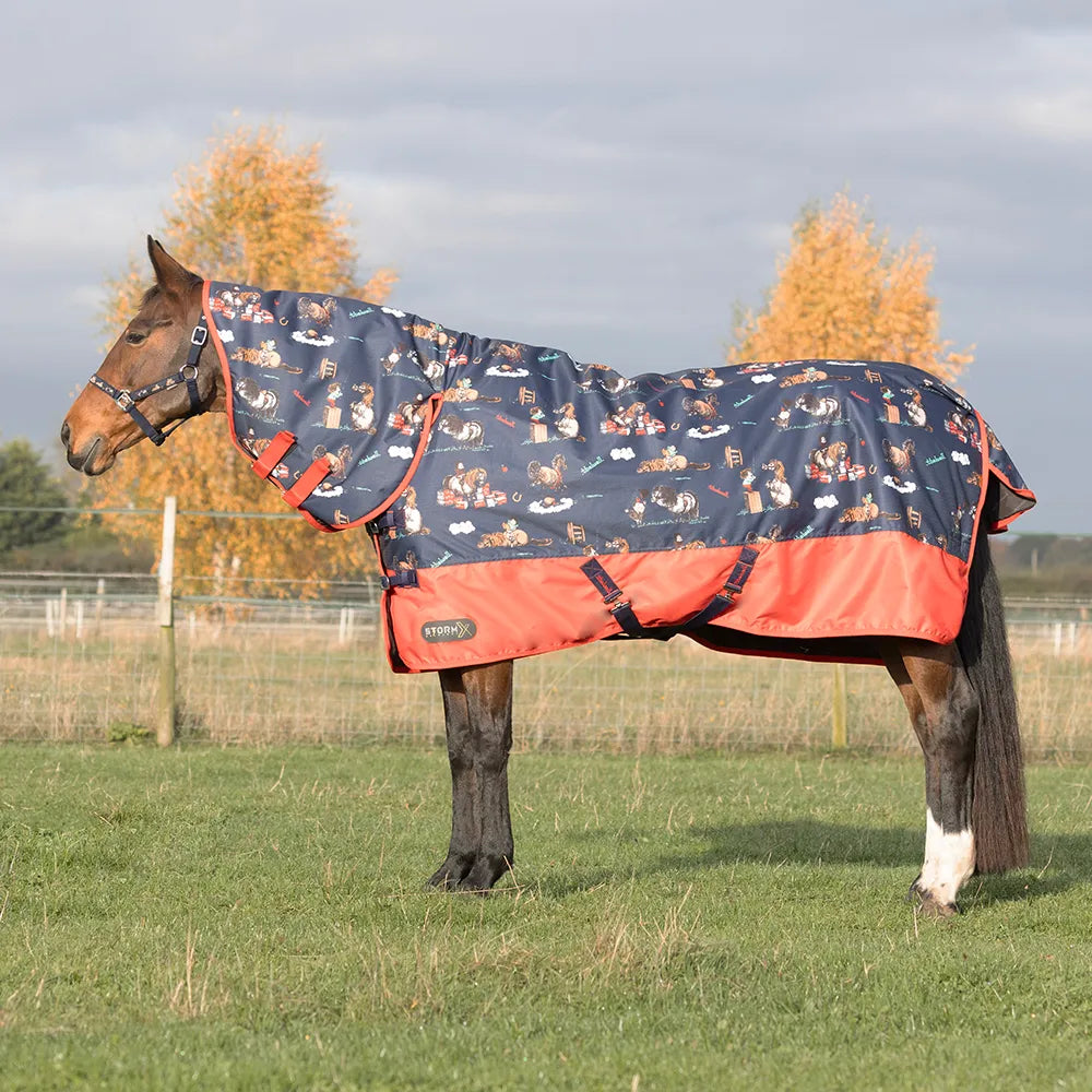 StormX Original 200 Combi Turnout Rug - Thelwell Collection Practice Makes Perfect