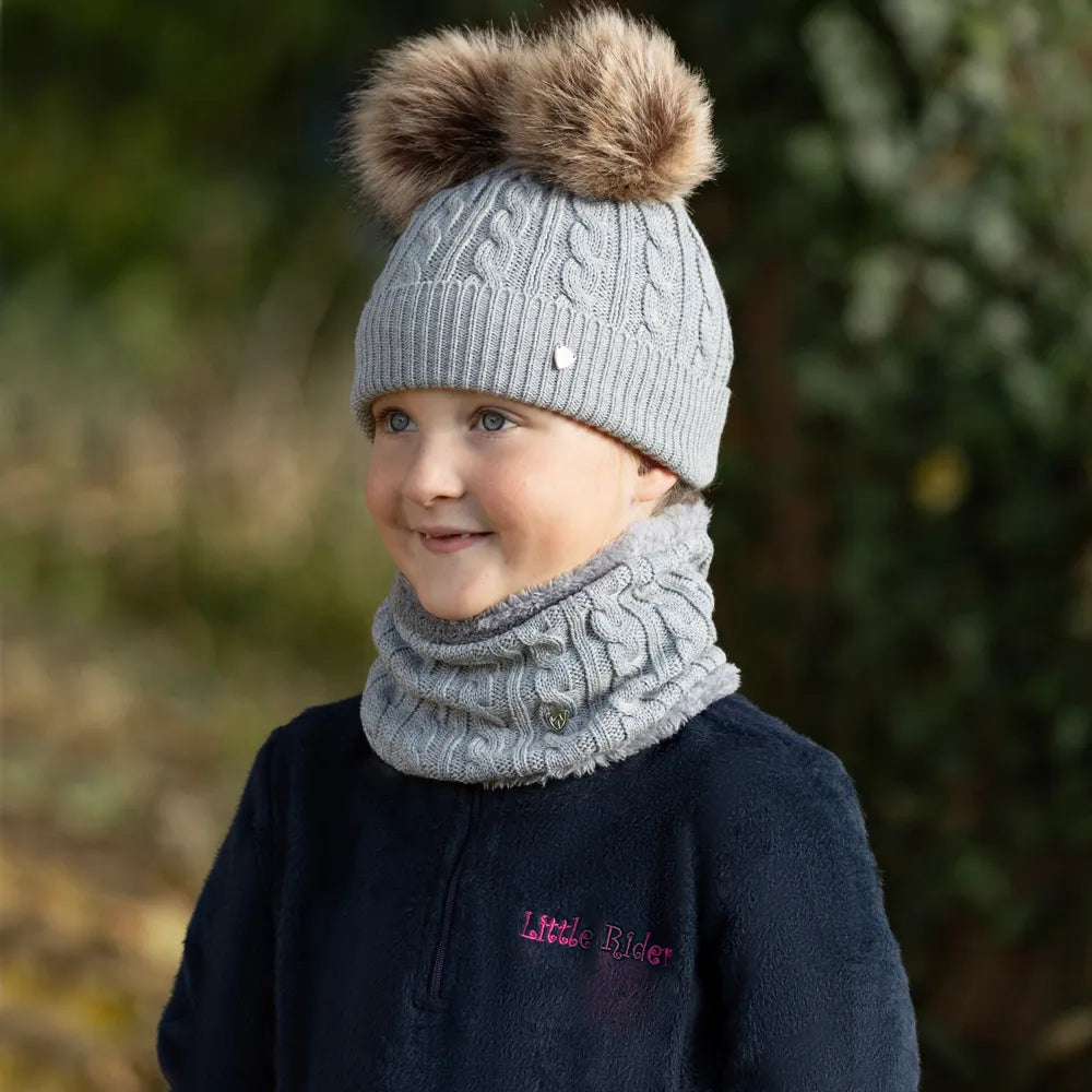 Hy Equestrian Morzine Children's Bobble Hat