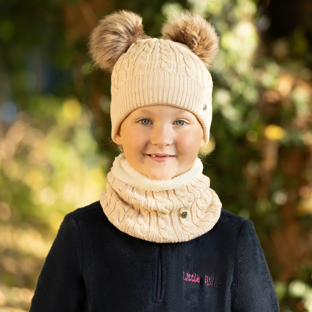 Hy Equestrian Morzine Children's Hat And Snood Set