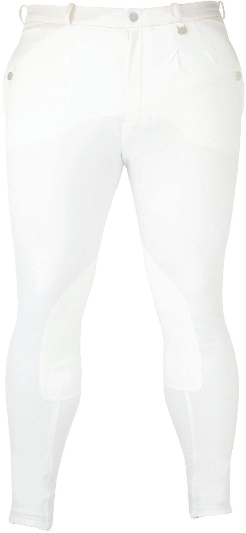 Hy Equestrian Welton Men's Breeches - White - 36''