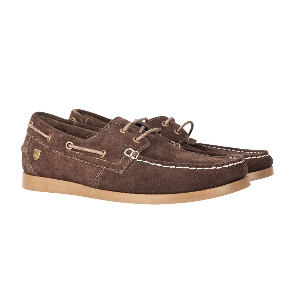 Hy Equestrian Savona Deck Shoes - Chocolate - Adult 5