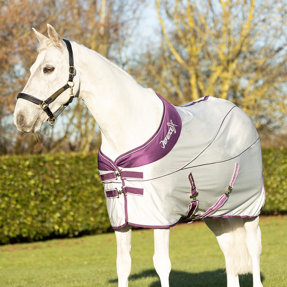 DefenceX Shield Sport Air Cooler Rug - Grey/Purple - 6'9"