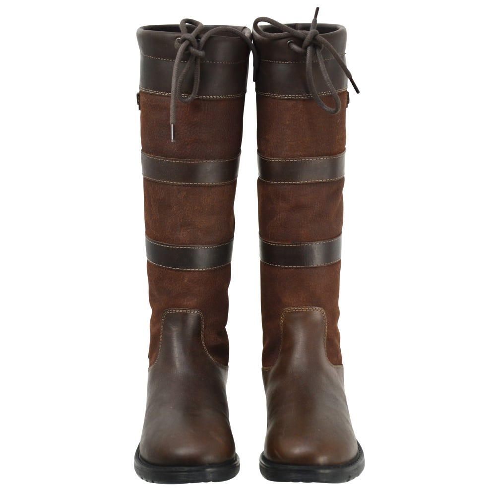 Hy Equestrian Bakewell Long Country Boot - 37 - Dark Brown