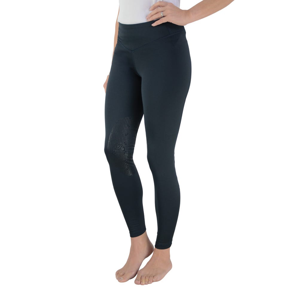 Hy Equestrian Oslo Softshell Riding Tights - Navy - X Large