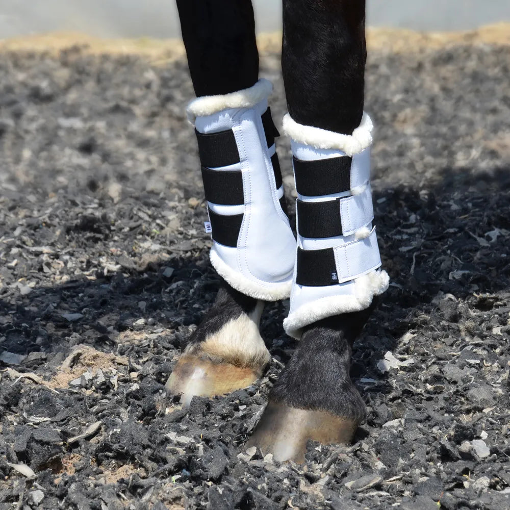 Hy Equestrian Combi Leather Bushing Boots