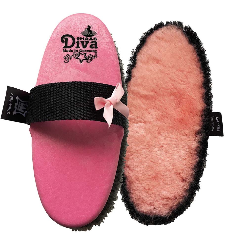 Haas Diva Girlie Girl Brush - Pink