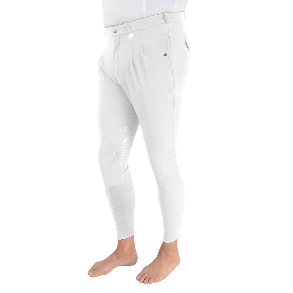 Hy Equestrian Harrogate Men's Breeches - White - 38"