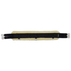Hy Equestrian Detachable Faux Fur Elasticated Girth - Natural/Black - 44"