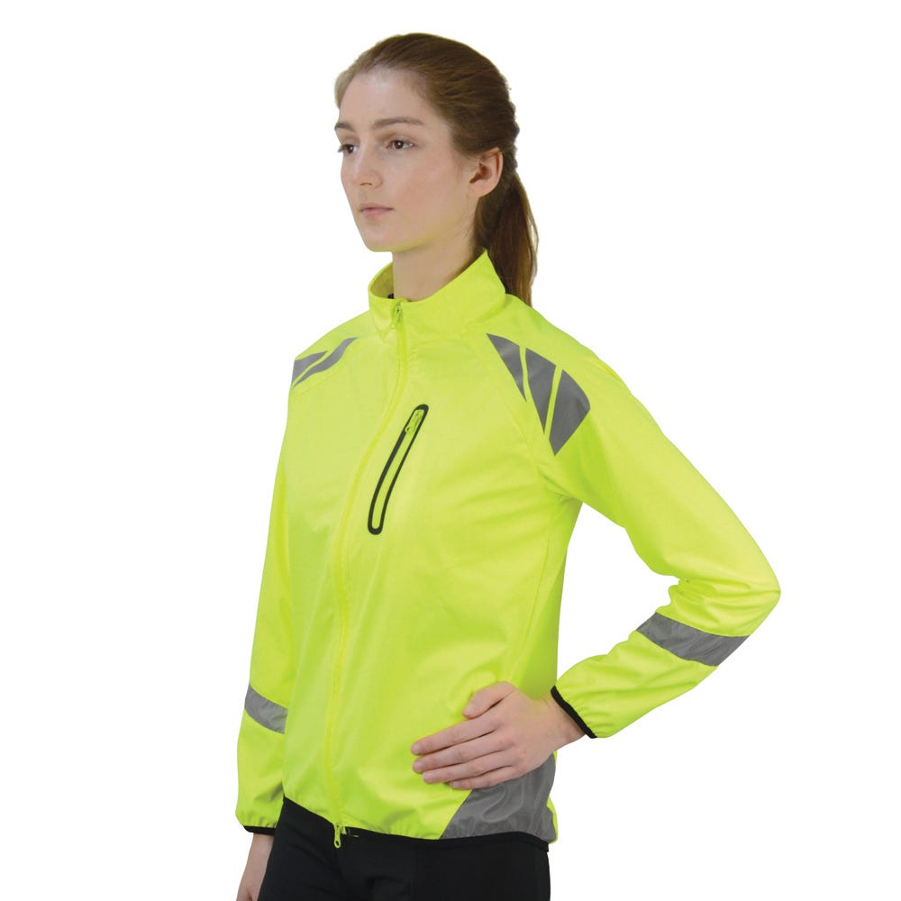 Reflector Jacket by Hy Equestrian - Yellow - Large
