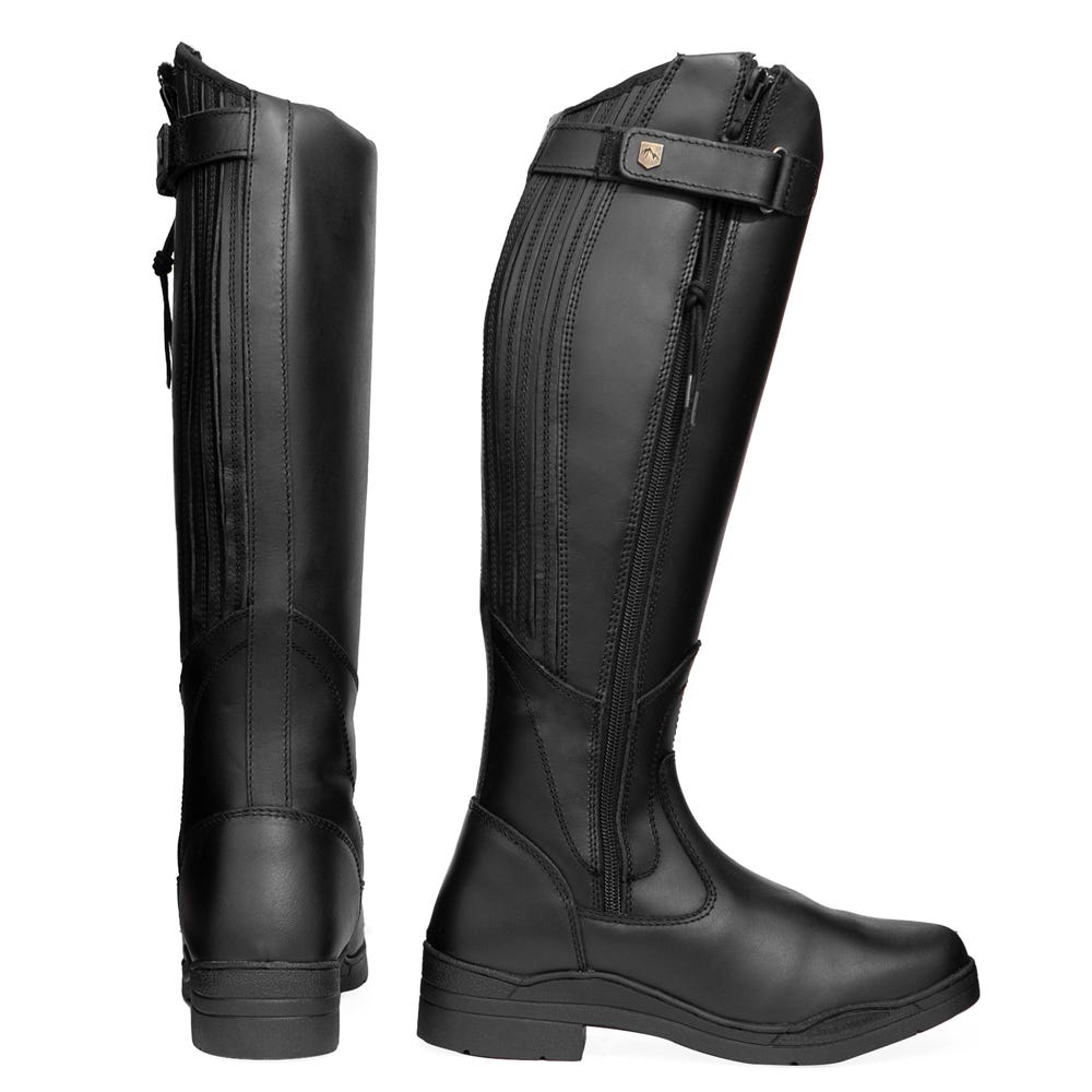 Hy Equestrian Londonderry Winter Country Riding Boots - Black - 37