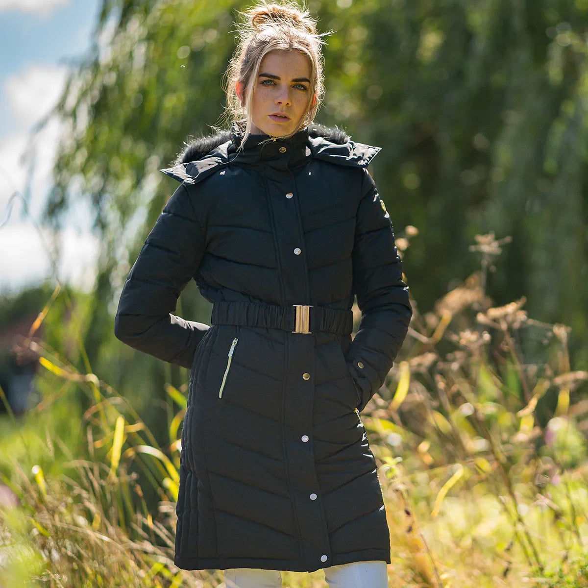 Coldstream Branxton Long Quilted Coat - Classic Insulated Longline Quilted Outerwear