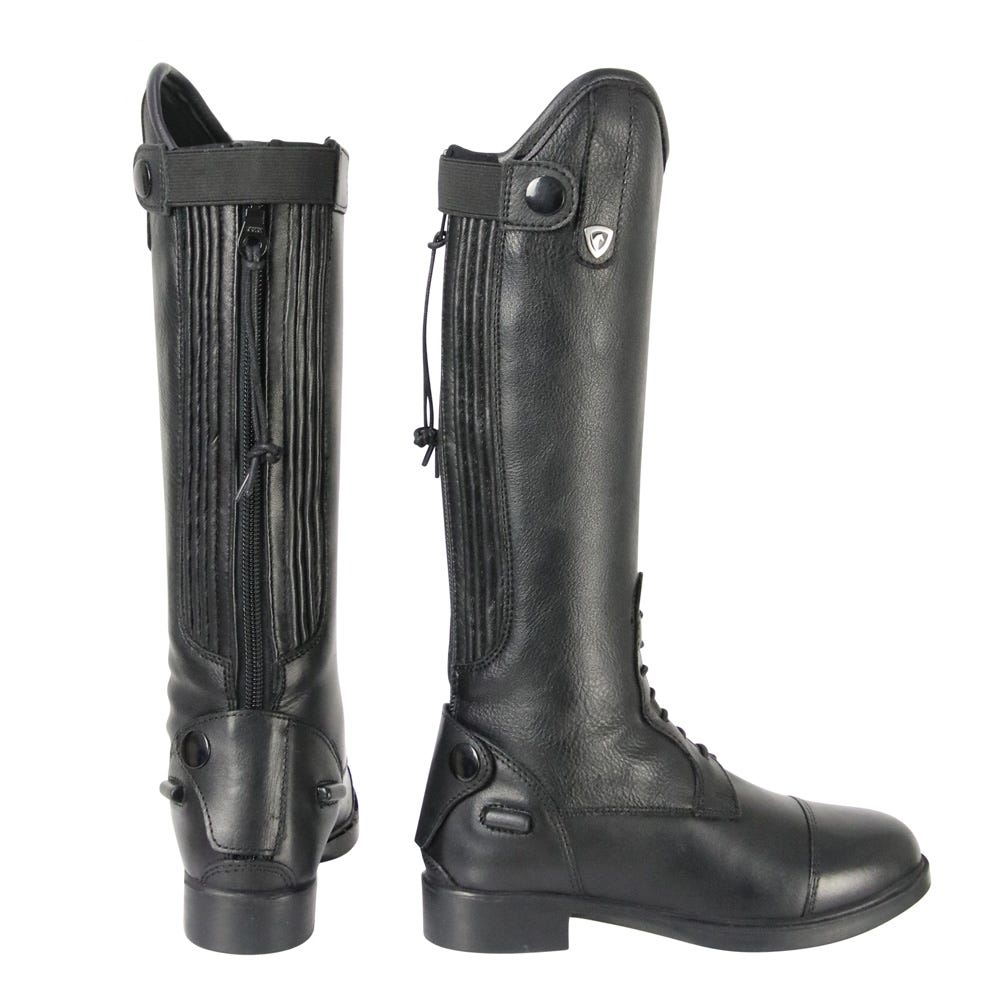 Hy Equestrian Scarlino Children's Field Riding Boots - Black - Child 11