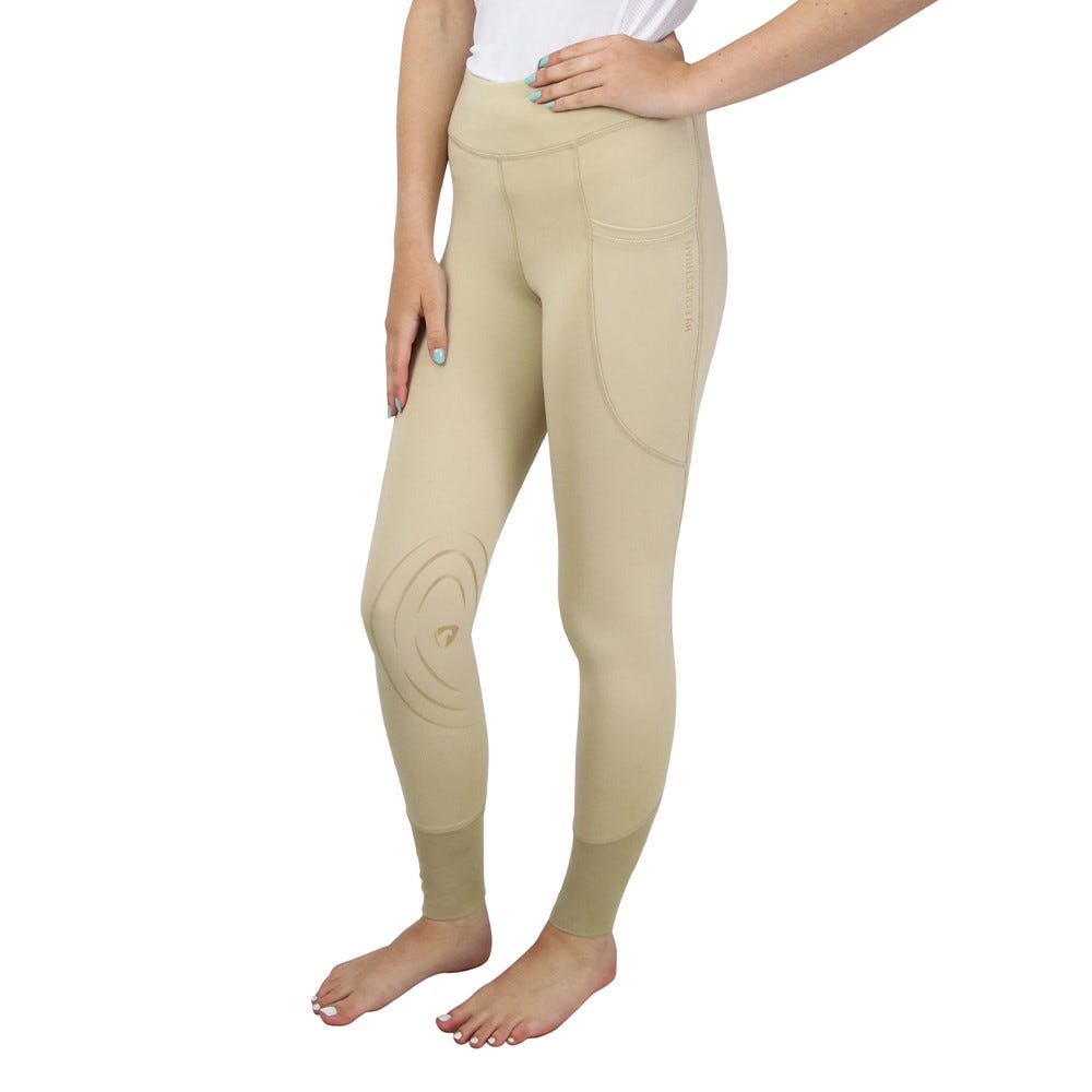 Hy Equestrian Selah Competition Riding Tights - Beige - Small