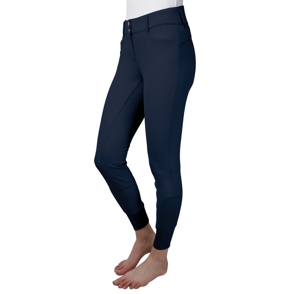 Hy Equestrian Arctic Polar Softshell Breeches - Navy - 24"