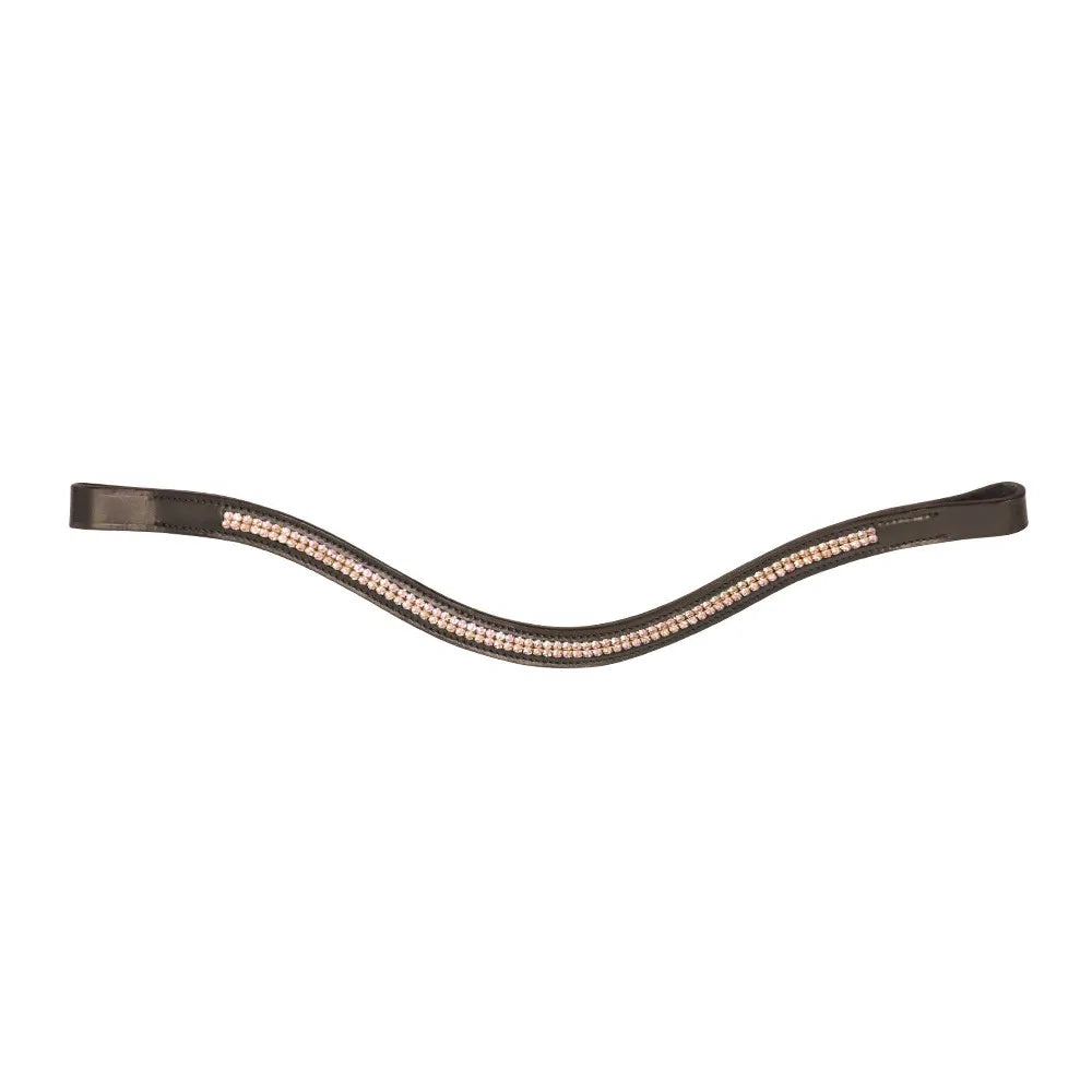 Hy Equestrian Rosciano Rose Gold Browband