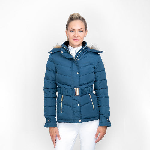 Coldstream Cornhill Quilted Coat Cool Slate Blue