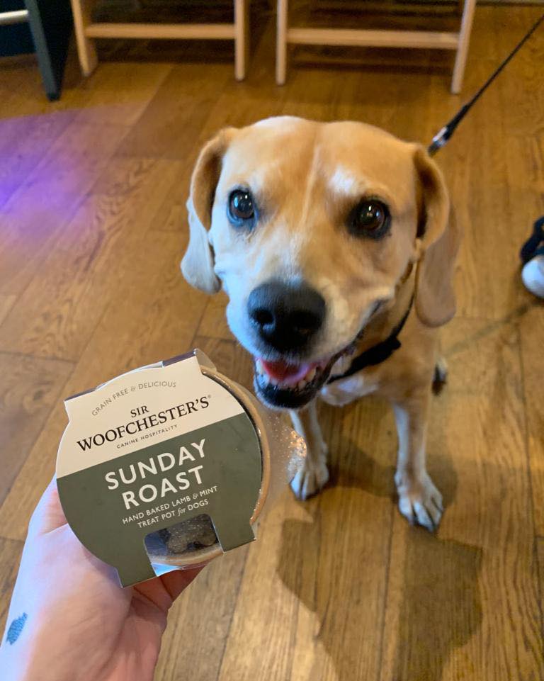 Sir Woofchesters Sunday Roast Dog Treat Pot