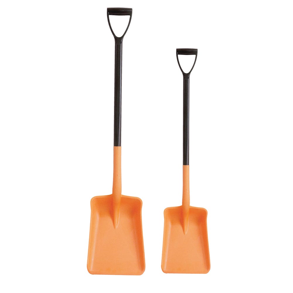 Harold Moore Plastic Shovel - Orange - Large