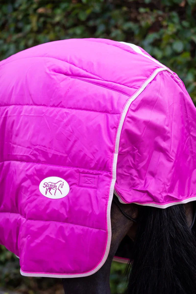 Swish 200G Stable Rug With Detachable Neck - Mulberry