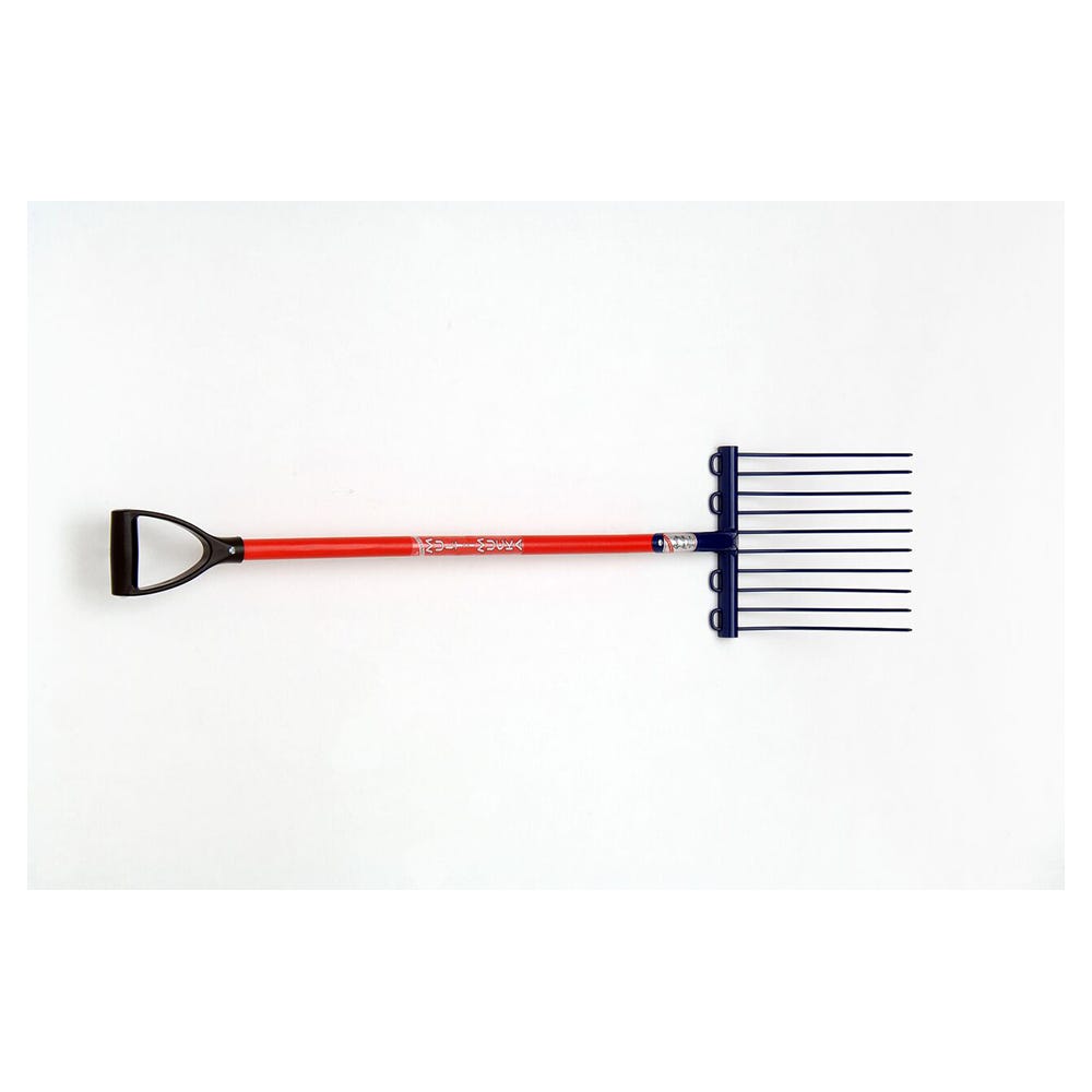 Fyna-Lite Multi Mucka Stable Fork - D Handle (10PD) - 100cm